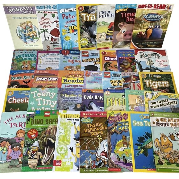 10 Beginning Early Reader Books Level 2 Step Into Reading Kids Book Random Lot - Picture 1 of 6